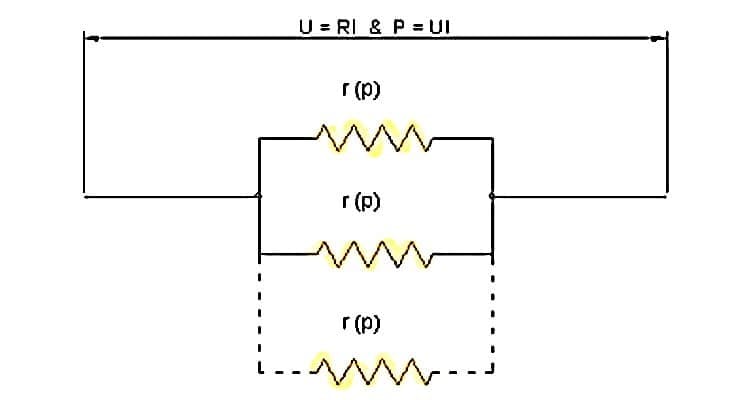 Параллельное подключение ТЭНов Параллельное подключение ТЭНов
