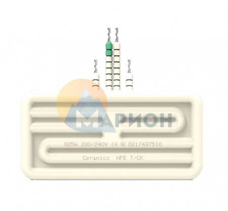Керамический инфракрасный излучатель HFE 0.25 кВт/230 В; 122 × 60 мм; Провод 100 мм